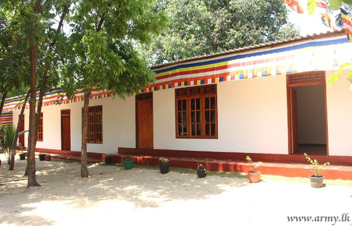 East Troops-Built New ‘Piriven’ Accommodation Complex Vested in Maha Sangha