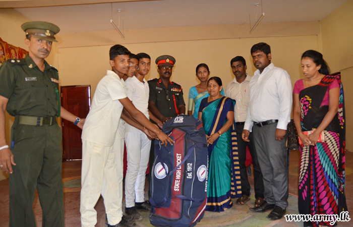 School Cricketing Given Helping Hand by 61 Division