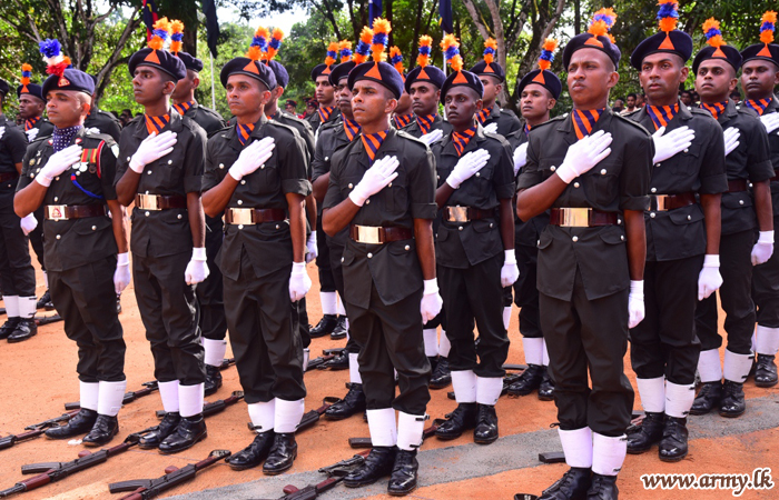 Sinha Regiment Trg School Produces 131 New Recruits