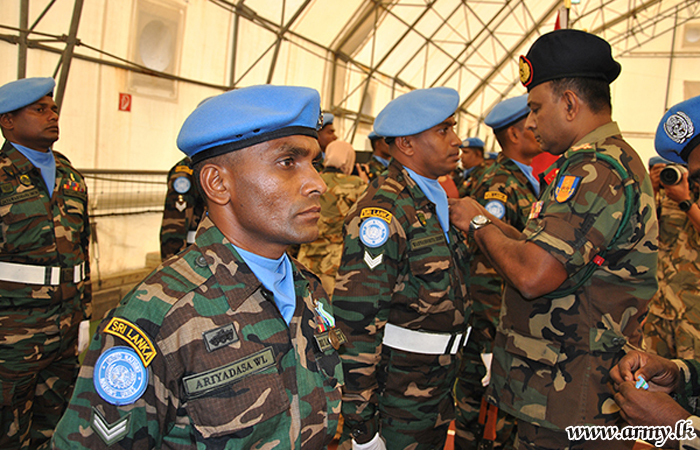 UNIFIL Sri Lankan Contingent Awarded UN Medals