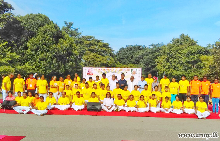 West Troops Support ‘Yoga Day’ Programmes