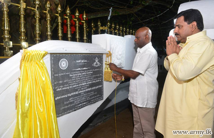 New Golden Fence Around Bodhiya at Army Temple Unveiled 