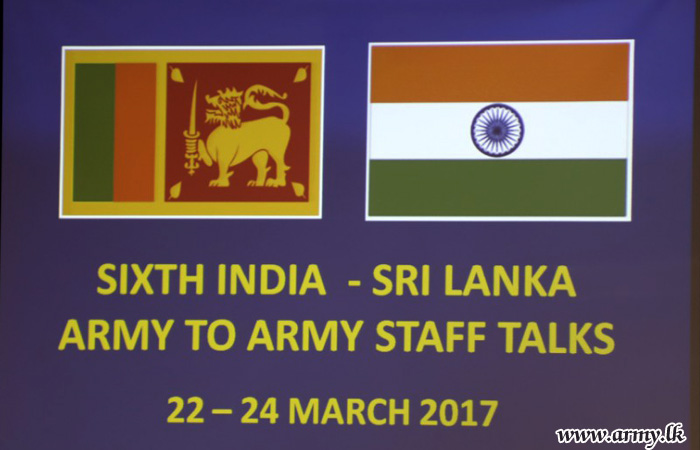Army-to-Army Staff Talks (AAST) Between India & Sri Lanka Begin