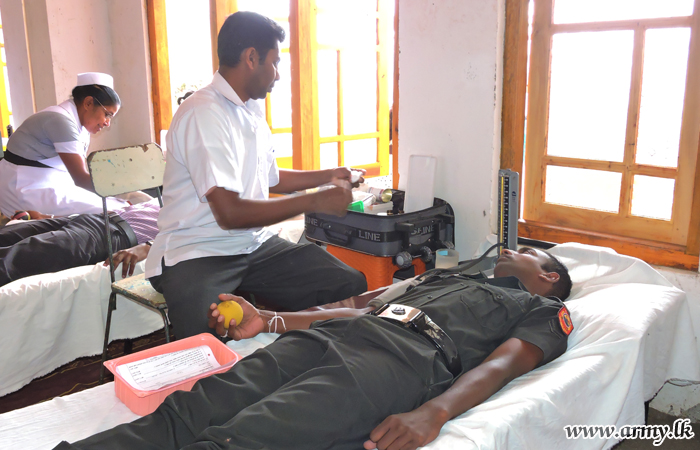 SFHQ-C Troops Support Blood Donation Programme 