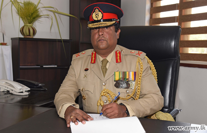 புதிய தொண்டர்ப் படையணி தளபதியவர்கள் பதவியேற்பு