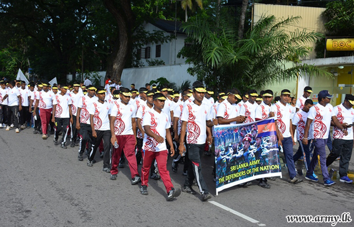 West Troops Contribute to SLMA Annual Walk 