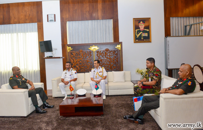 Bangladesh DSCSC Delegation Meets Commander 