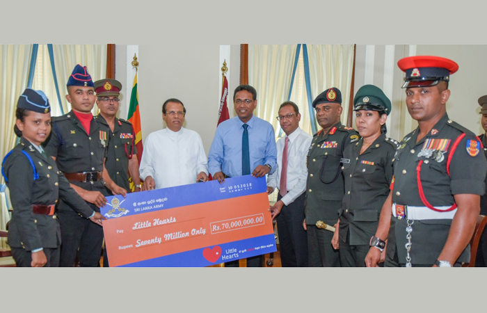 Army Contributes Lavishly to Save Dying ‘Little Ones’