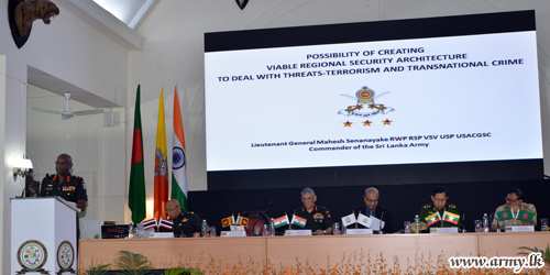 Importance of Forging Partnership with BIMSTEC Nations Highlighted in Commander’s Speech  