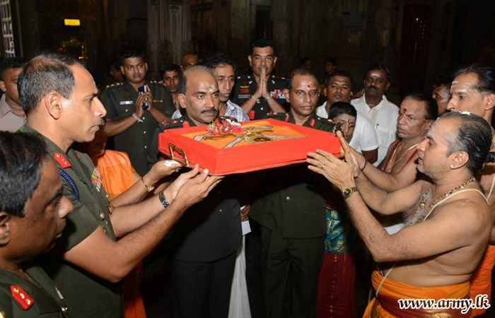 Special ‘Abishekam’ Pooja Invokes Blessings on Army Anniversary 