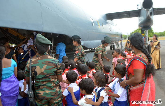 Atchuvely, Kopay and Chulipuram Pre-school Kids Visits Palali Airport