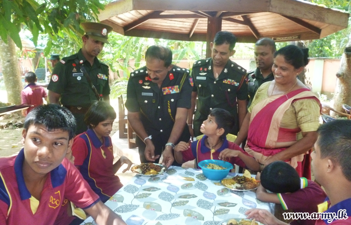 Army Anniversary Marked with Provision of Meals to Children’s Orphanage 