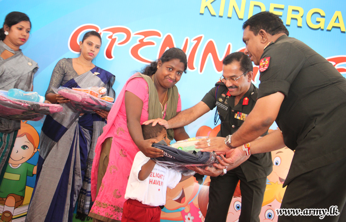 Army-Erected New Pre-School in Siththankerni Vested in Kids