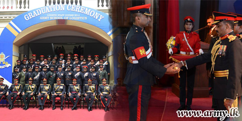 Logistics Staff Course – No 3 Graduates Pass Out in Grand Ceremony 