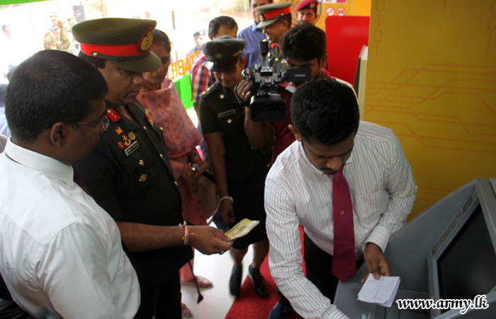 ATM with Self Banking Facility Installed in Palali at Army Request