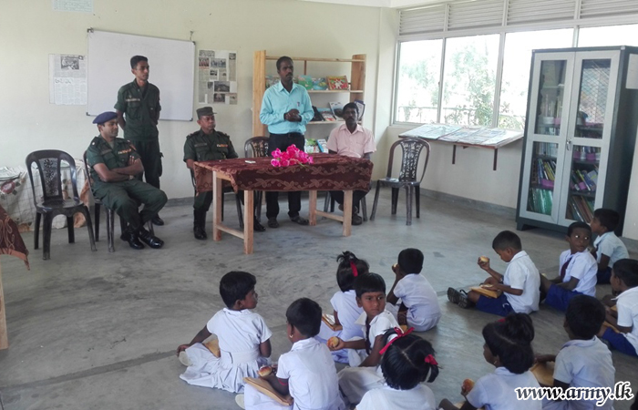66 Div Troops Distribute School Accessories 