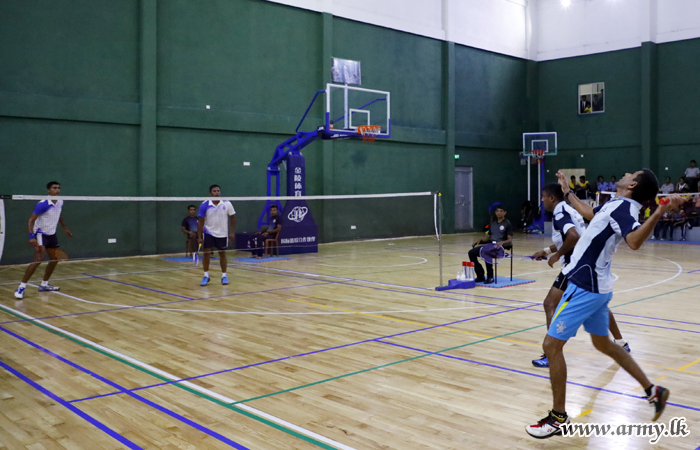 Army Secures 10th Defence Services Badminton Trophy 