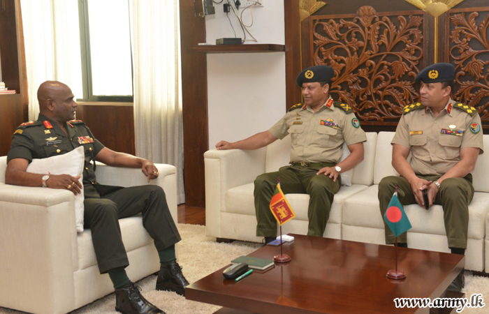 Bangladesh’s NDC Team Pays a Courtesy Call on Commander