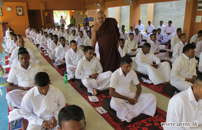 Meditation Session Held at Kanduboda for Service Personnel