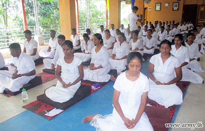 One More Meditation Session Conducted For Tri-Service Personnel