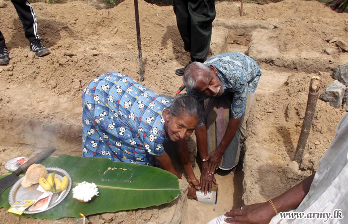 Army Coordination Builds One More House for a Needy Family in Kilinochchi 