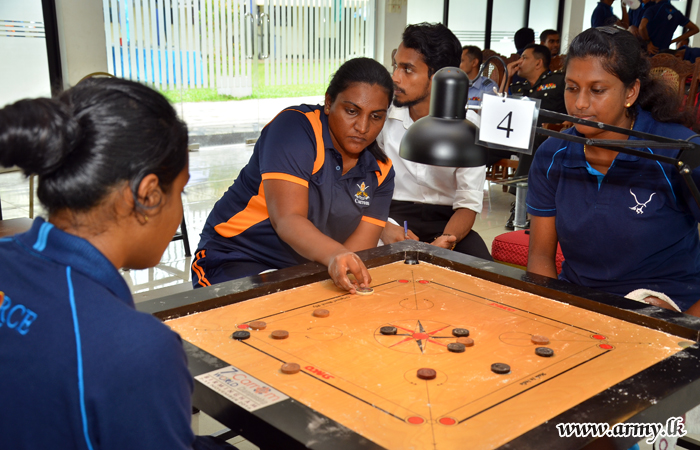 Army Carrom Players Carry Defence Services Championship