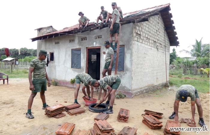 Community in Distress Due to Cyclonic Winds Given Help