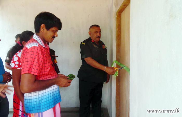 CAVT Troops Voluntarily Build New Home for Helpless Father of Four Children