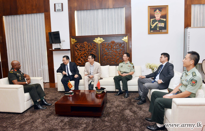 New Chinese Ambassador Makes First Formal Visit to Army Headquarters   