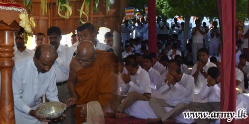 Commander Inaugurates Relic Exposition at Buddangala Monastery     