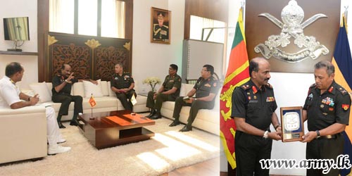 AAST Delegates of Indian Army Hold Talks with Commander of the Army 
