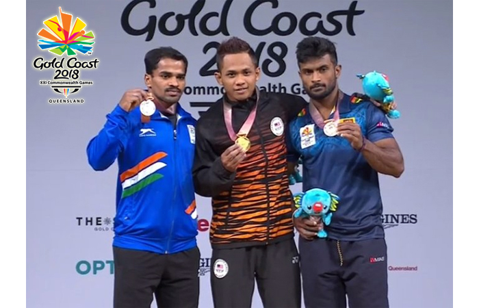 பொதுநலவாய (கொமன்வெல்த்) பளுதுாக்கும் விளையாட்டு போட்டியில் கோப்ரல் லக்மால் வெற்றி