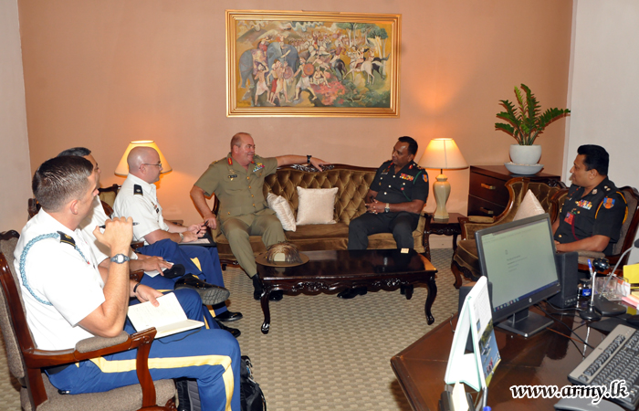 US Land Forces of the Pacific Programme Meets Chief of Staff