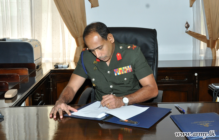 Major General Channa Goonetilleke, New COS Assumes Office