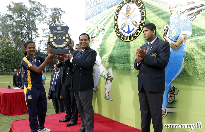 SL Army Woman Cricketers Clinch Defence Services Cricket Championship - 2018