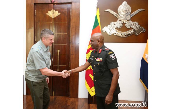 Russian Embassy’s Military & Naval Attaché Shares Views with Commander on Training Modules 