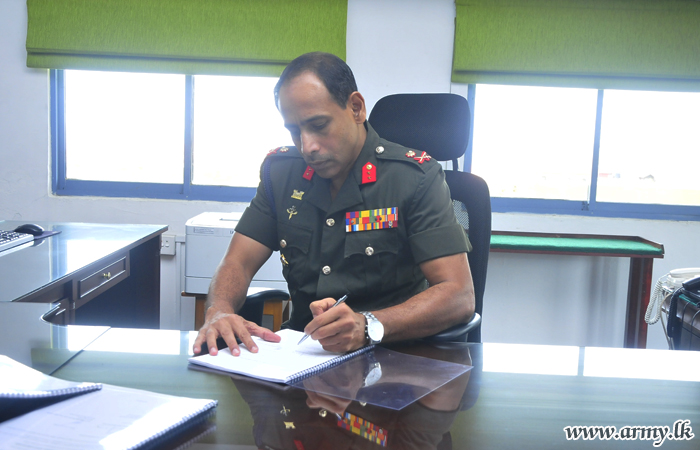 Major General Channa Goonetilleke, New DCOS Assumes Office