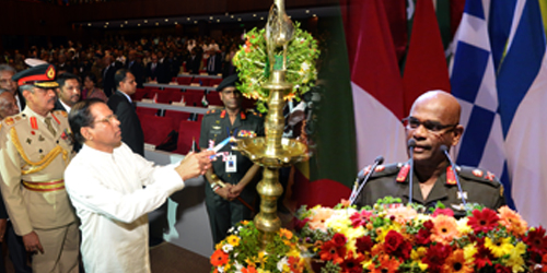 President Ceremonially Inaugurates Mammoth 'Colombo Defence Seminar - 2017'