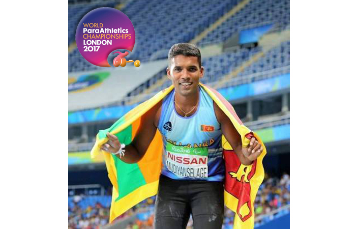 Javelin Throwing Dinesh Priyantha Wins Silver in London’s Paralympics - 2017