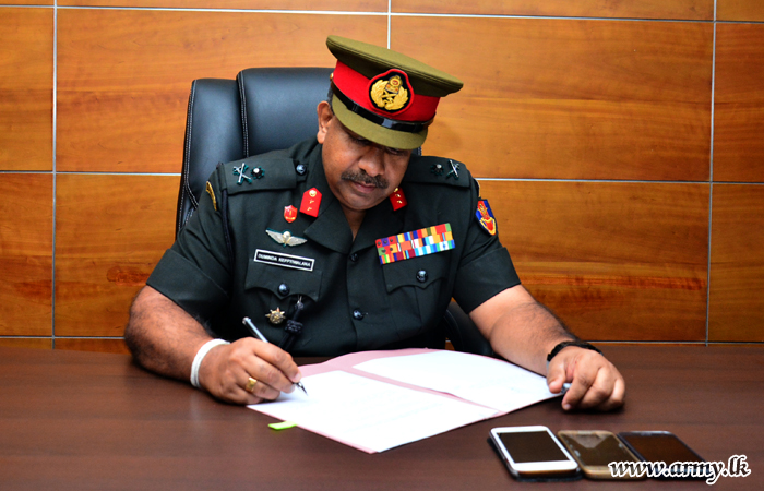 Major General Keppetiwalana New Director General Infantry Assumes Office