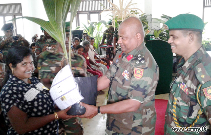 65 Division Gives Away 240 Coconut Saplings 
