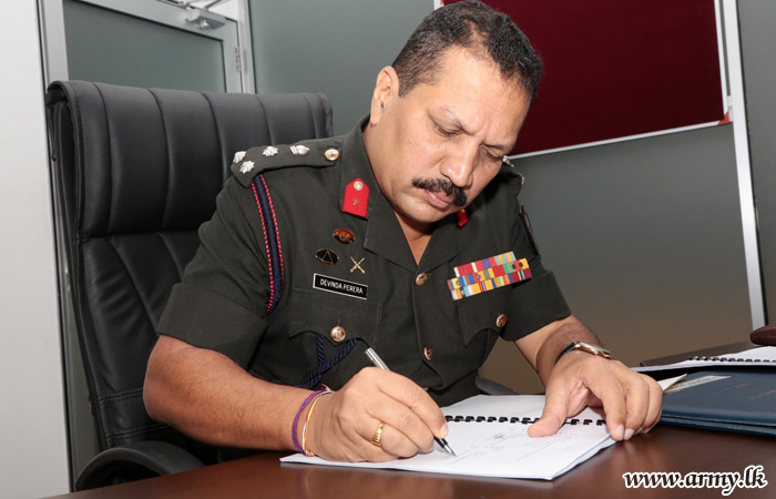 புதிய இராணுவ நிர்வாகப் பணிப்பாளர் பதிவியேற்பு