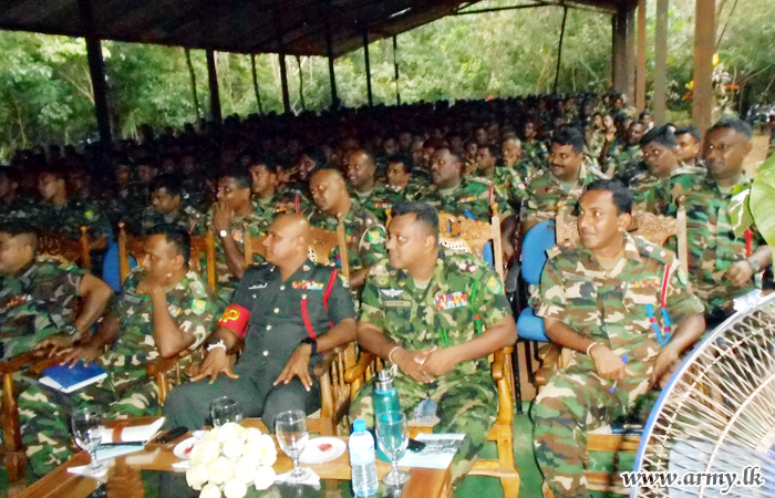 ‘Drug Addiction & Prevention’ Lecture Educates Troops in 62 Div- Wanni