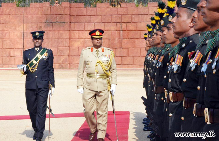 Troops Bid Farewell to Outgoing Colonel Commandant 