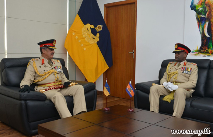 Commander Pays Courtesy Calls on Field Marshal & Chief of Defence Staff 