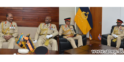 Commander Pays Courtesy Calls on Field Marshal & Chief of Defence Staff 