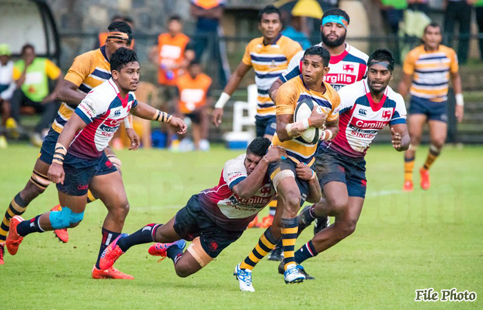 இராணுவ ரக்பி விளையாட்டு கழகம்  வெற்றியை சுவீகரிப்பு