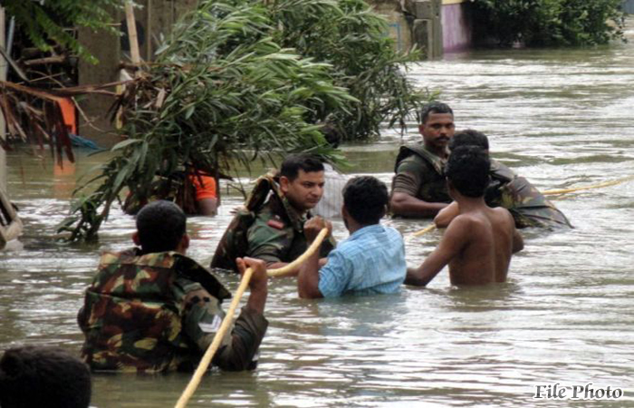 Island-wide Army Troops Ready to Provide Flood Emergencies