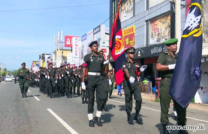 FMA-East Army Anniversary Flag March Parades Polonnaruwa