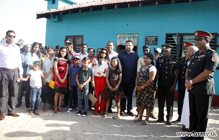 Army-built Two More New Homes Vested with Two Underprivileged Families in Jaffna